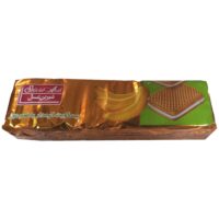 بیسکویت کرمدار موزی شیرین عسل - 120 گرم بسته 20 عددی